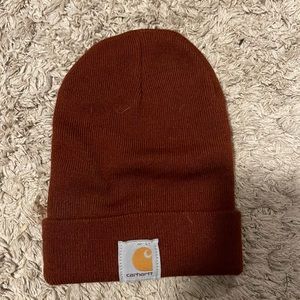 Red carhartt beanie